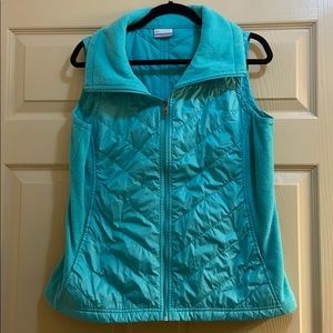 Turquoise Women’s Columbia Vest - Size Large